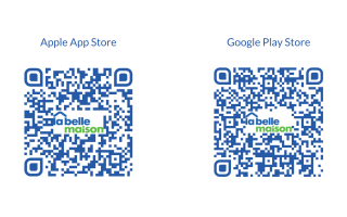 QR codes applicatie La Belle Maison